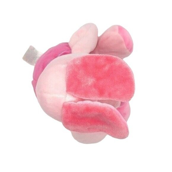 Disney Baby Piglet Plush Rattle Pink 11.5" Winnie Pooh Crinkle Ears Lovey 2013 - Picture 6 of 10